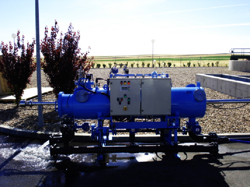 Implantacin de sistema de filtrado para la reutilizacin de Aguas Residuales depuradas para uso pblico en el municipio de Llerena